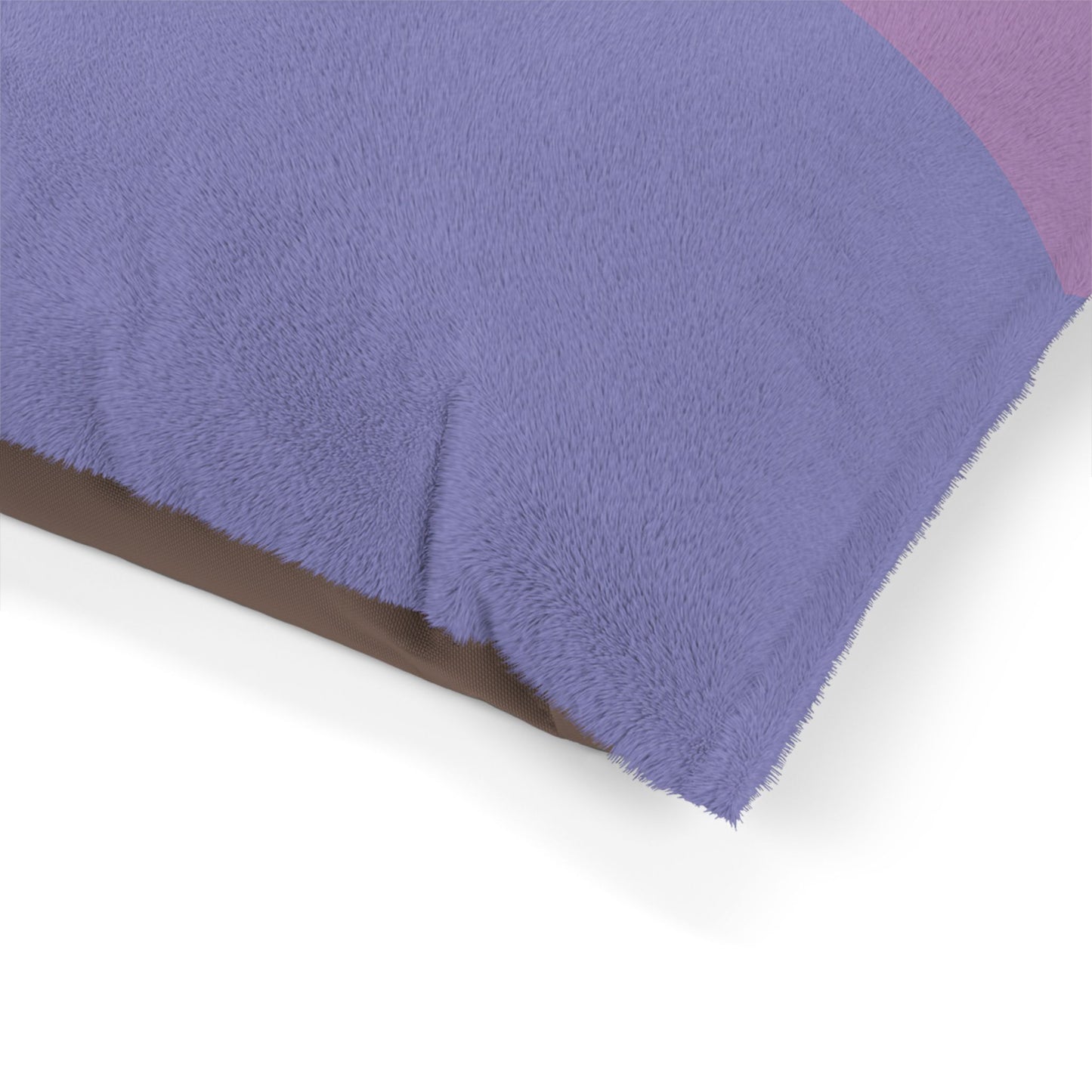 Luxury XL Bisexual-Pride Dog Bed – The Spectrum Collection, Plush (50″ × 40″)