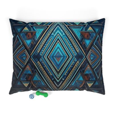 Luxury XL Boho Luxe Retreat Dog Bed – Plush Comfort (50″ × 40″)