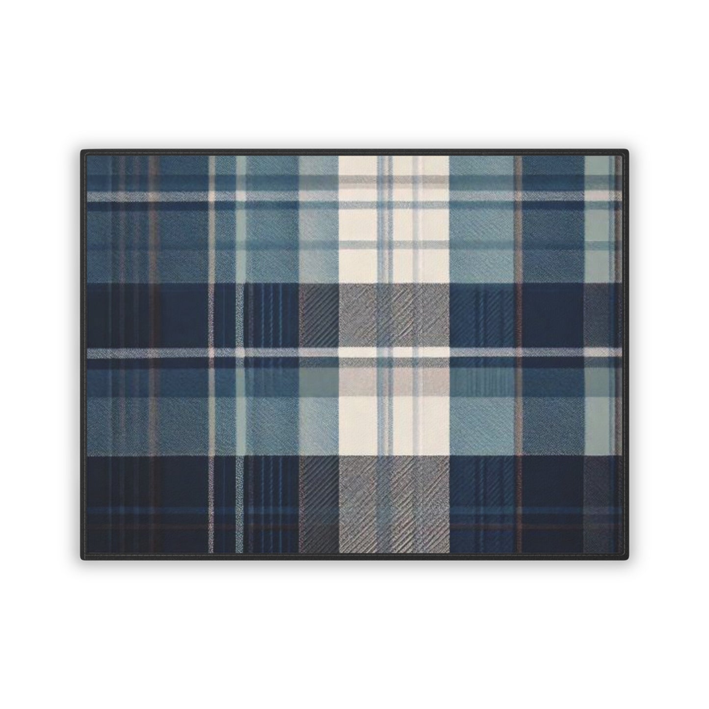 Coastal Haven Plaid Pet Mat (18" x 24")