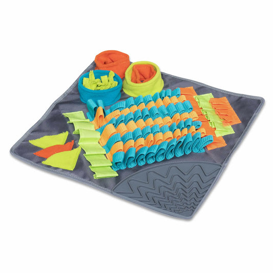 Messy Mutts Forage & Snuffle Mat – Interactive Slow Feeder with Suction & Lick Mat