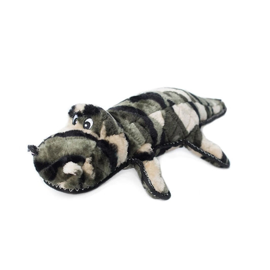 ZippyPaws Z-Stitch Grunterz Camron the Camo Gator – Tough & Grunty Fun!